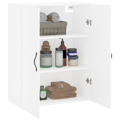 Mobile a Parete Bianco 69,5x34,90 cm in Legno Multistrato - homemem39