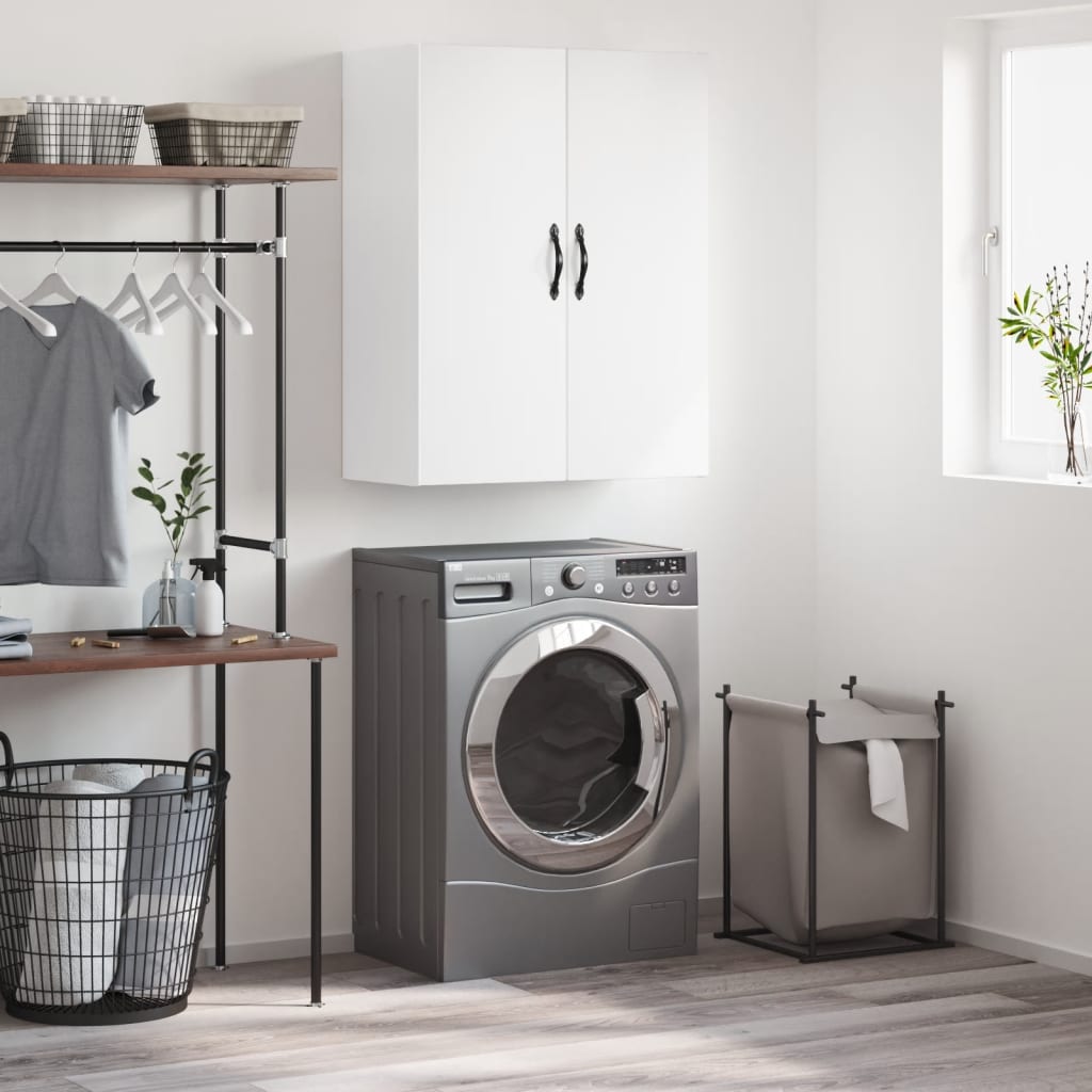 Mobile a Parete Bianco 69,5x34,90 cm in Legno Multistrato - homemem39