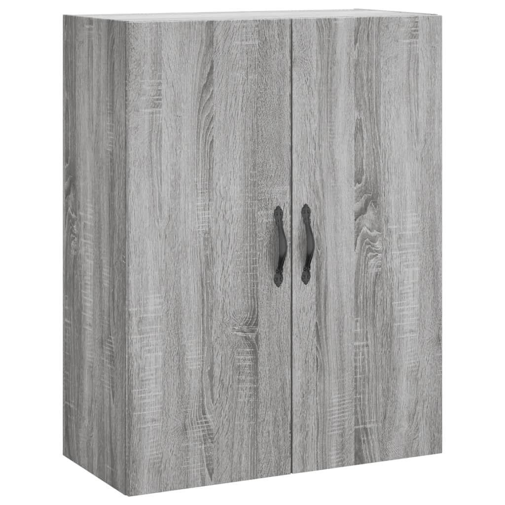 Mobile a Parete Grigio Sonoma 69,5x34x90 cm Legno Multistrato - homemem39