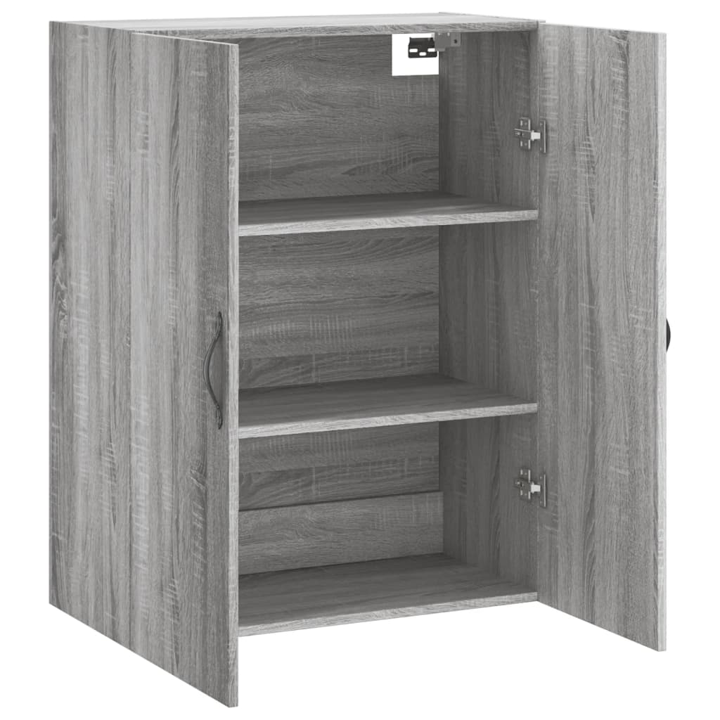 Sonoma Grey Wandschrank 69,5x34x90 cm Sperrholz