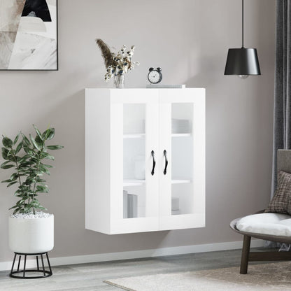 Mobile a Parete Bianco 69,5x34,90 cm in Legno Multistrato - homemem39