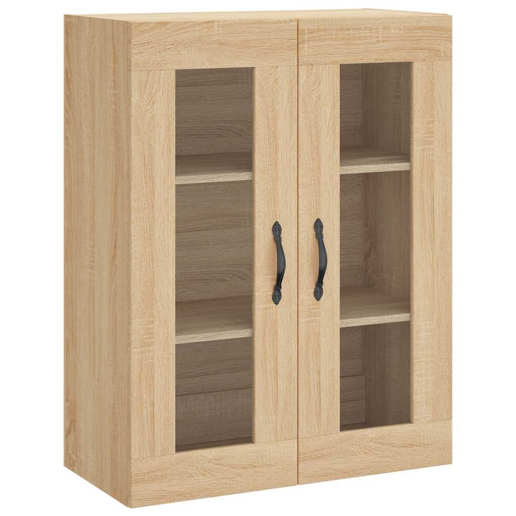 Mobile a Parete Rovere Sonoma 69,5x34x90 cm Legno Multistrato