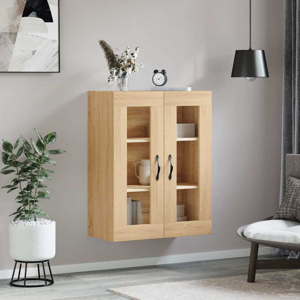Mobile a Parete Rovere Sonoma 69,5x34x90 cm Legno Multistrato | homemem39