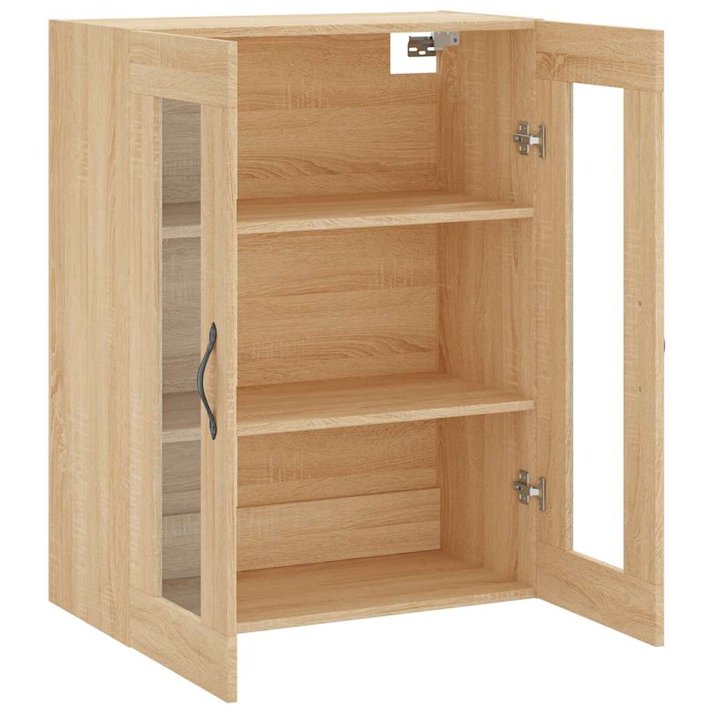Mobile a Parete Rovere Sonoma 69,5x34x90 cm Legno Multistrato | homemem39