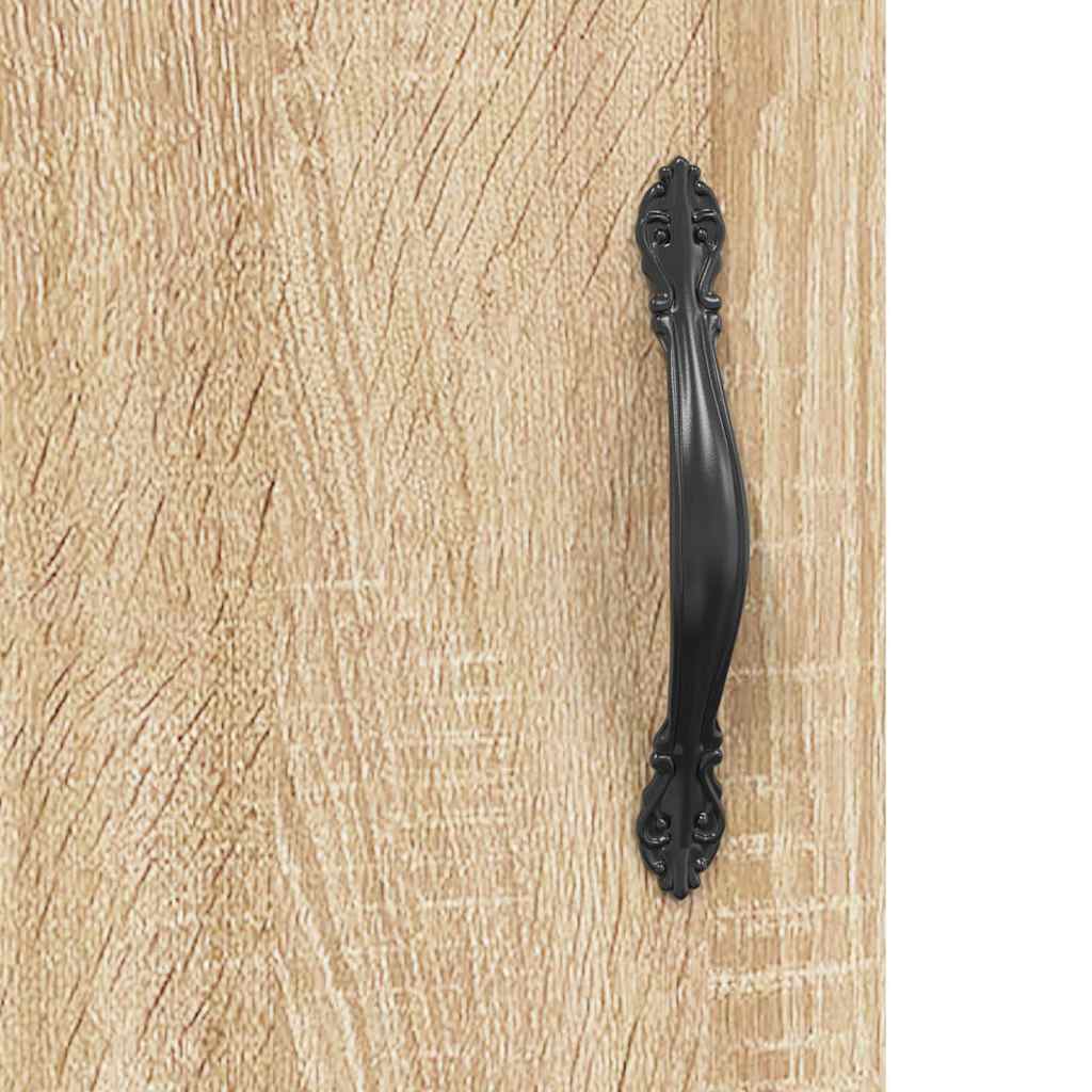 Mobile a Parete Rovere Sonoma 69,5x34x90 cm Legno Multistrato