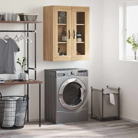 Mobile a Parete Rovere Sonoma 69,5x34x90 cm Legno Multistrato | homemem39