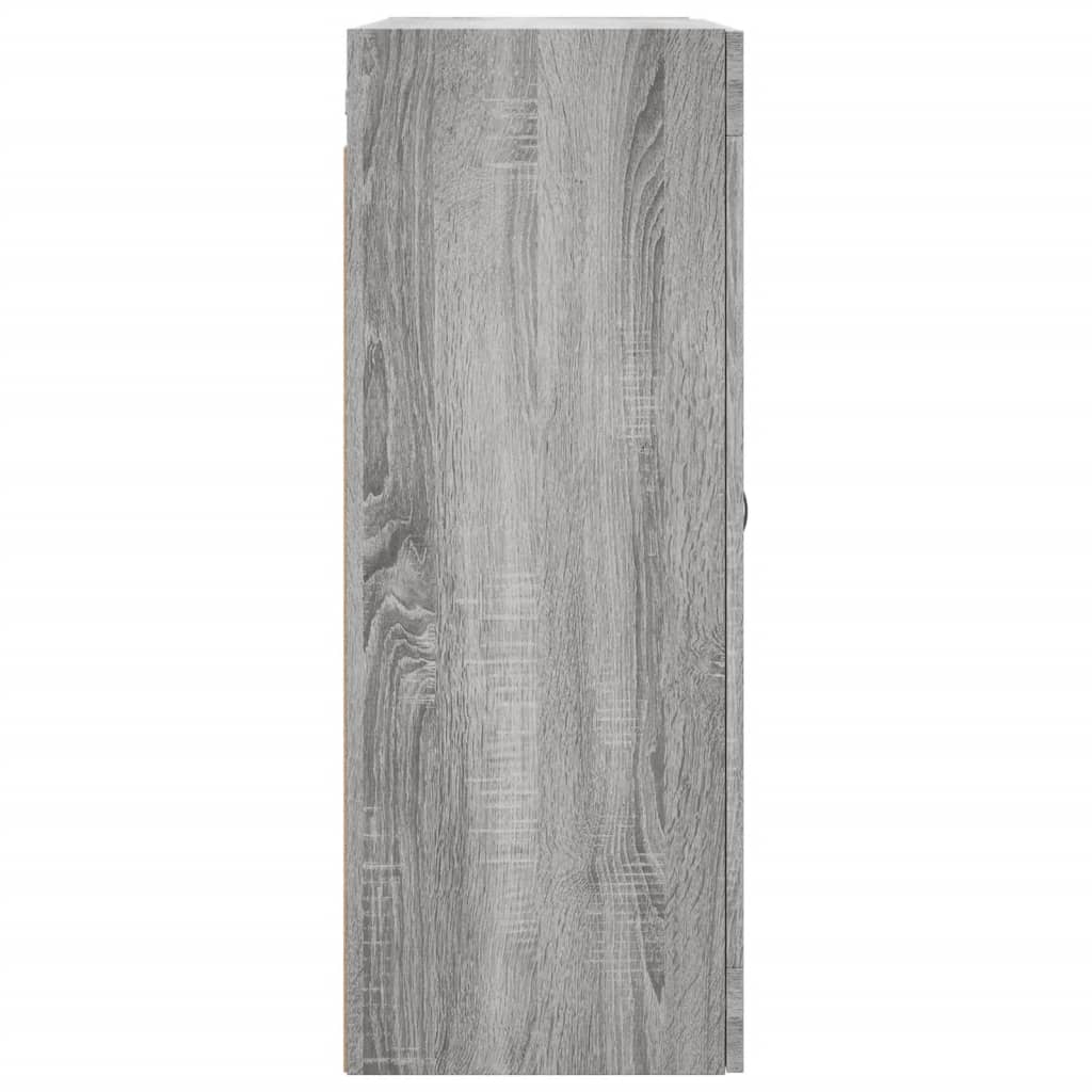 Mobile a Parete Grigio Sonoma 69,5x34x90 cm Legno Multistrato - homemem39