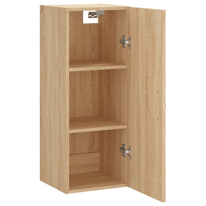 Mobile a Parete Rovere Sonoma 34,5x34x90 cm Legno Multistrato - homemem39