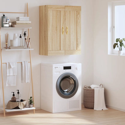 Mobile a Parete Rovere Sonoma 69,5x34x90 cm Legno Multistrato - homemem39