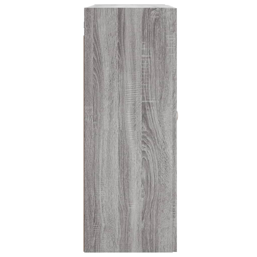 Mobile a Parete Grigio Sonoma 69,5x34x90 cm Legno Multistrato - homemem39