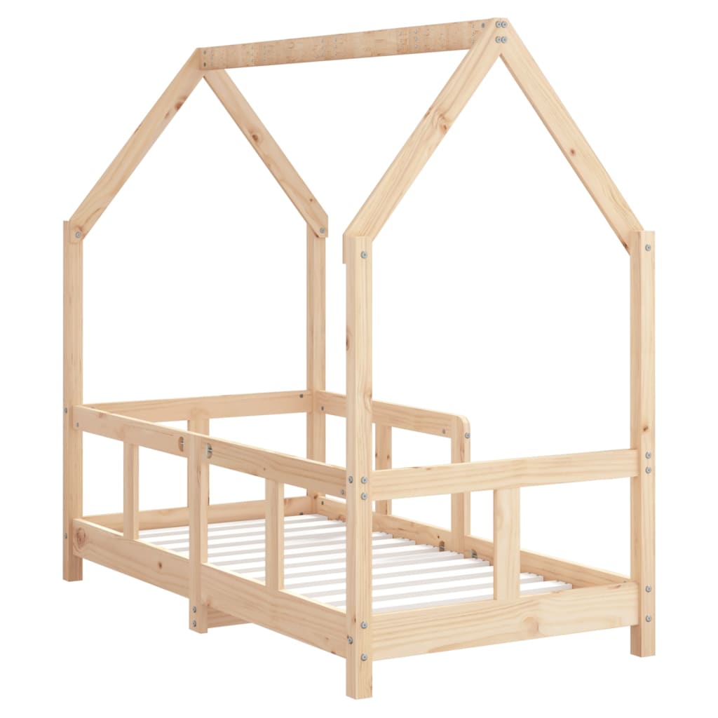 Giroletto per Bambini 70x140 cm in Legno Massello di Pino | homemem39