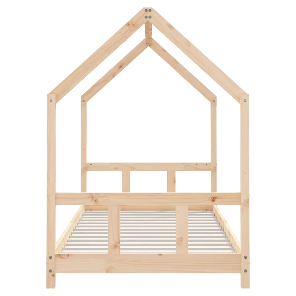 Giroletto per Bambini 90x190 cm in Legno Massello di Pino - homemem39