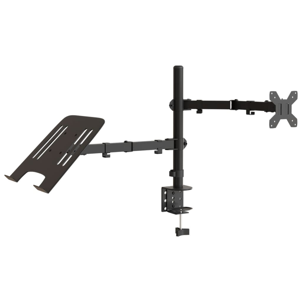 Supporto per Monitor in Acciaio Nero VESA 75/100 mm | homemem39