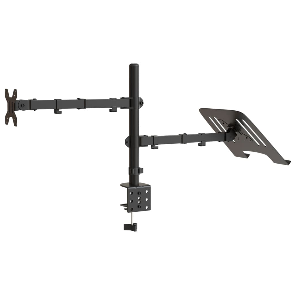 Supporto per Monitor in Acciaio Nero VESA 75/100 mm | homemem39