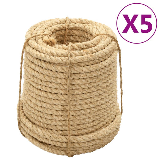 Corde in Sisal 5 pz 14 mm 100 m