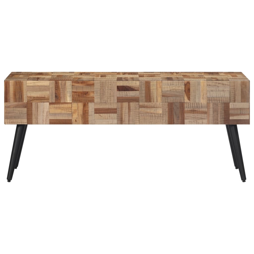 Panca 110x35x45 cm in Teak Massello di Recupero - homemem39