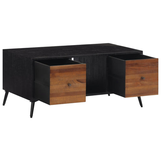 Tavolino da Salotto 90x50x41cm Massello Teak di Recupero | homemem39