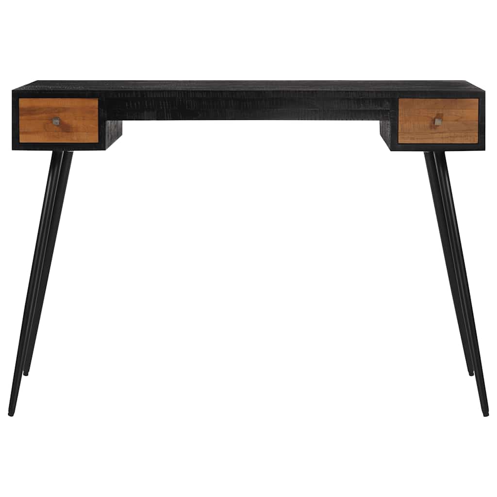 Scrivania 117x56,5x75 cm in Teak Massello di Recupero