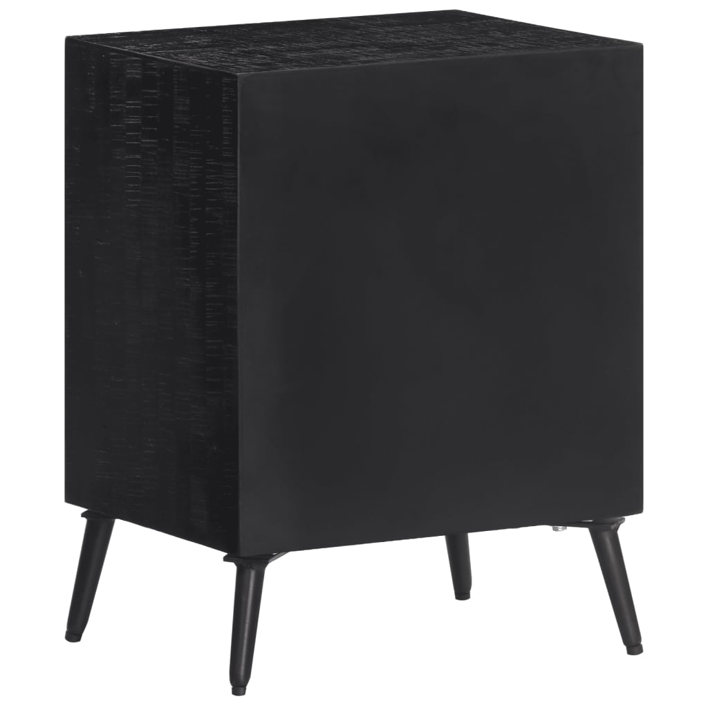 Comodino 40x30x50 cm in Legno Massello di Teak - homemem39