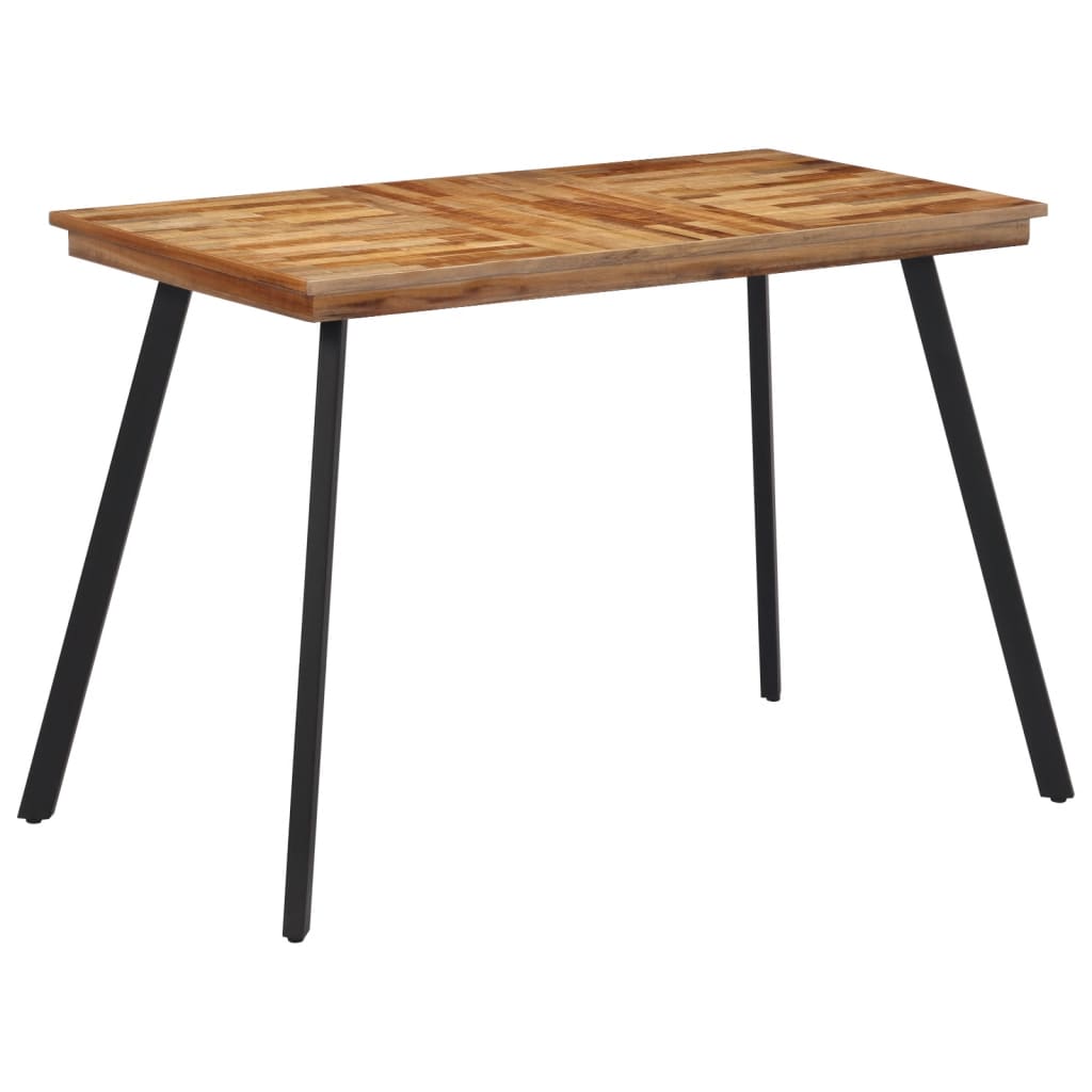 Tavolo da Pranzo 120x62x76 cm in Legno Massello di Teak - homemem39