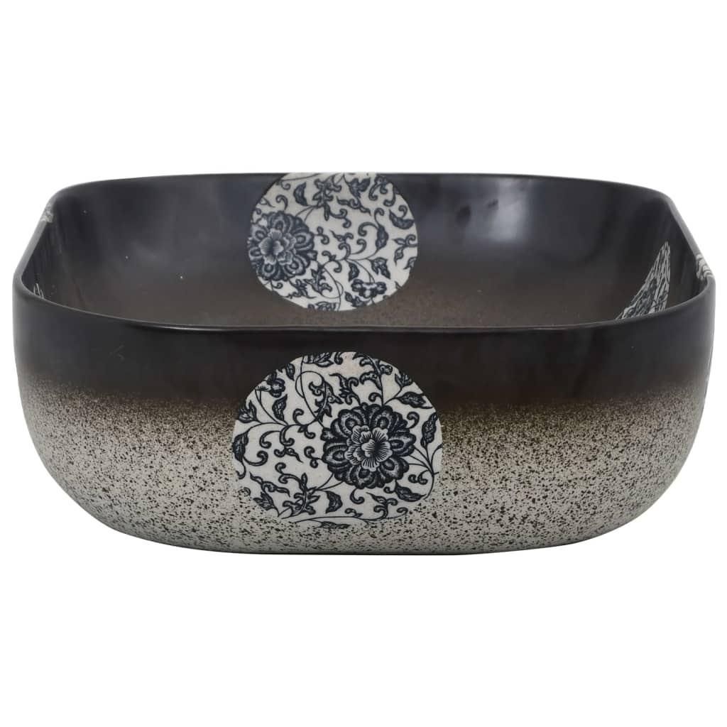 Lavabo Appoggio Multicolore Rettangolare 48x37,5x13,5 Ceramica - homemem39