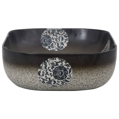 Lavabo Appoggio Multicolore Rettangolare 48x37,5x13,5 Ceramica - homemem39