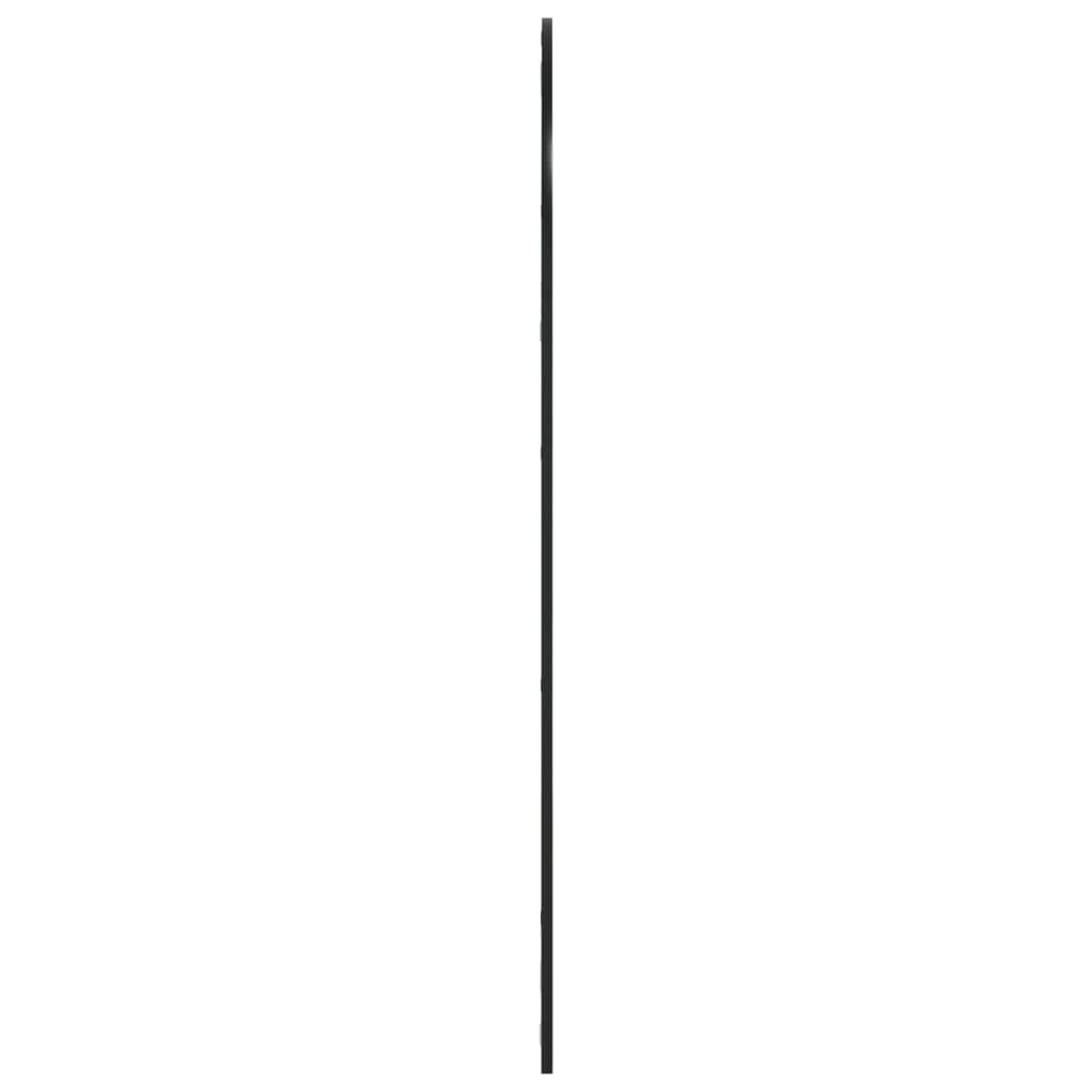 Specchio da Parete Nero 80x140 cm Arco in Ferro | homemem39
