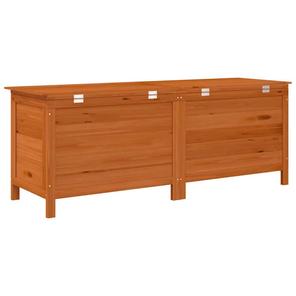 Contenitore Giardino Marrone 150x50x56,5cm Legno Massello Abete | homemem39