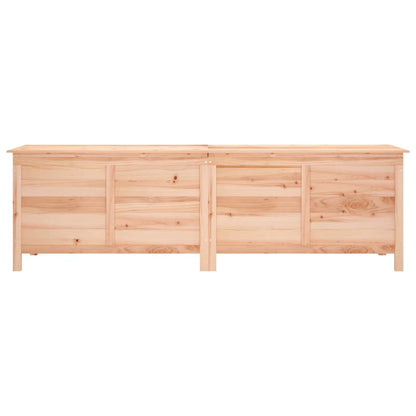 Contenitore da Giardino 198,5x50x56,5cm Legno Massello di Abete