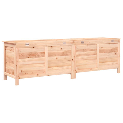 Contenitore da Giardino 198,5x50x56,5cm Legno Massello di Abete