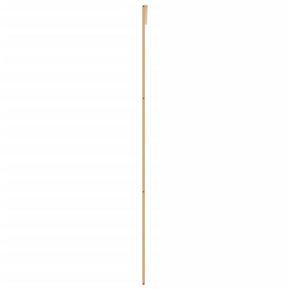 Porta Scorrevole Dorata 90x205 Vetro Trasparente ESG Alluminio - homemem39