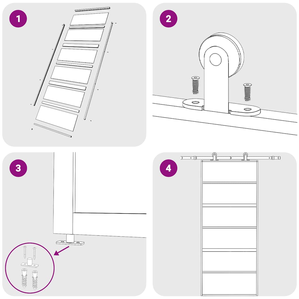 Porta Scorrevole Dorata 90x205 Vetro Trasparente ESG Alluminio | homemem39