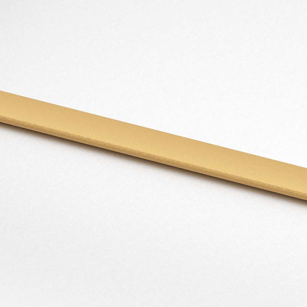 Porta Scorrevole Oro 102,5x205 Vetro Smerigliato ESG Alluminio - homemem39