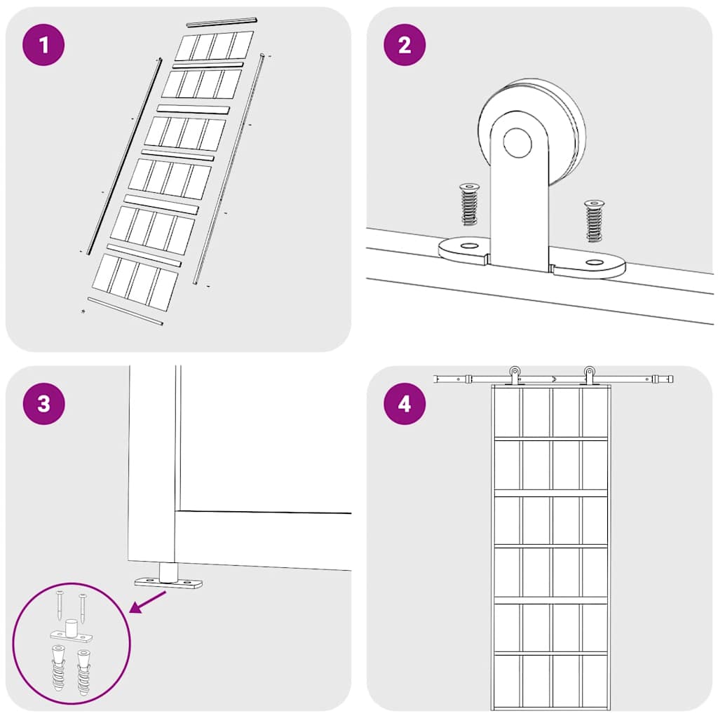 Porta Scorrevole Dorata 76x205 Vetro Trasparente ESG Alluminio | homemem39