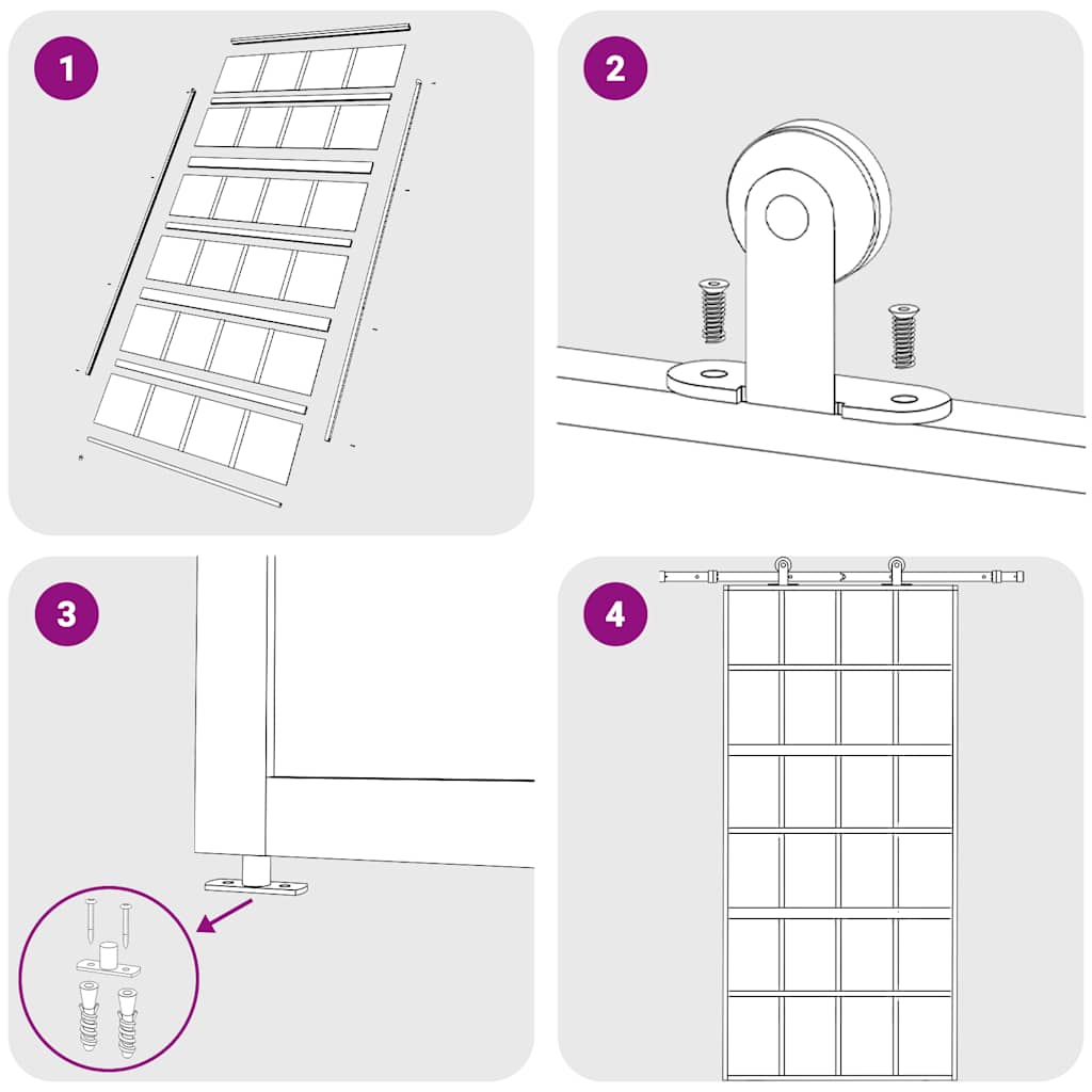 Porta Scorrevole Oro 102,5x205 Vetro Trasparente ESG Alluminio | homemem39