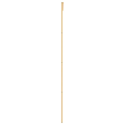 Porta Scorrevole Dorata 76x205 Vetro Smerigliato ESG Alluminio | homemem39