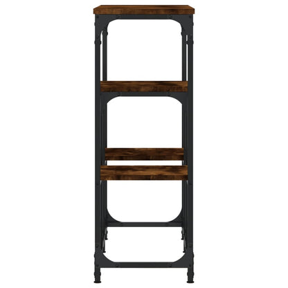 Tavolo Consolle Rovere Fumo 89,5x28x76 cm Legno Multistrato - homemem39