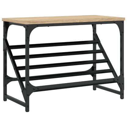 Scarpiera Rovere Sonoma 60x30x45 cm in Legno Multistrato - homemem39