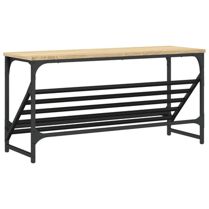 Scarpiera Rovere Sonoma 90x30x45 cm in Legno Multistrato - homemem39