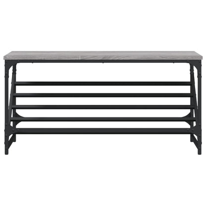 Scarpiera Grigio Sonoma 90x30x45 cm in Legno Multistrato