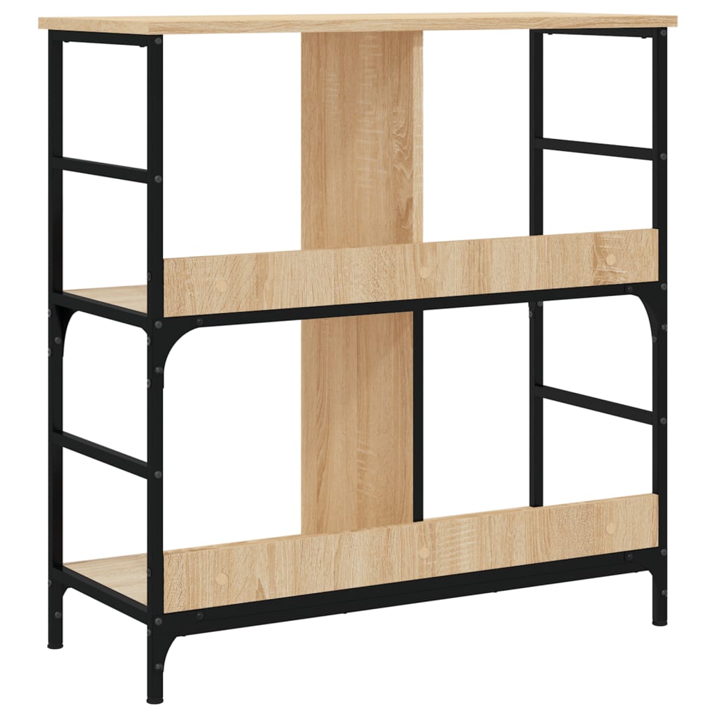 Libreria Rovere Sonoma 78,5x33x82 cm in Legno Multistrato | homemem39