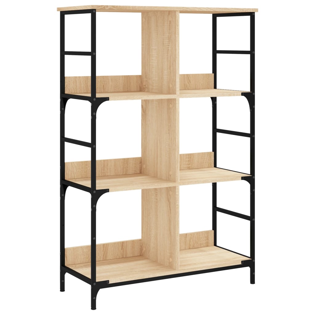Libreria Rovere Sonoma 78,5x33x117,5 cm in Legno Multistrato | homemem39