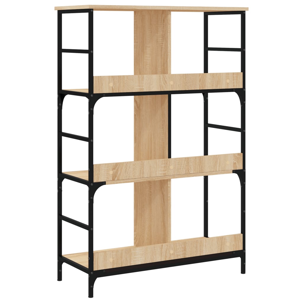Libreria Rovere Sonoma 78,5x33x117,5 cm in Legno Multistrato | homemem39