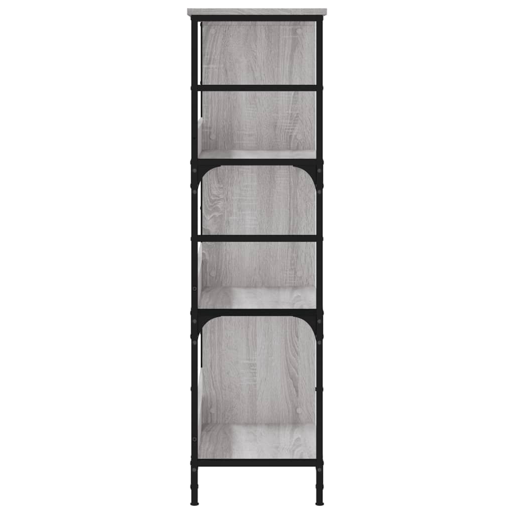 Libreria Grigio Sonoma 78,5x33x117,5 cm in Legno Multistrato