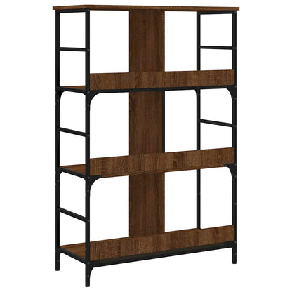 Libreria Rovere Marrone 78,5x33x117,5 cm in Legno Multistrato | homemem39