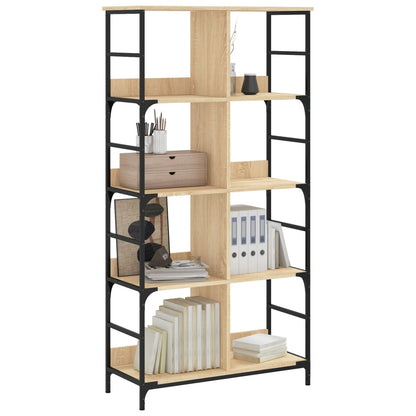 Libreria Rovere Sonoma 78,5x33x153 cm in Legno Multistrato | homemem39