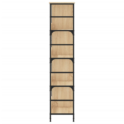 Libreria Rovere Sonoma 78,5x33x153 cm in Legno Multistrato | homemem39