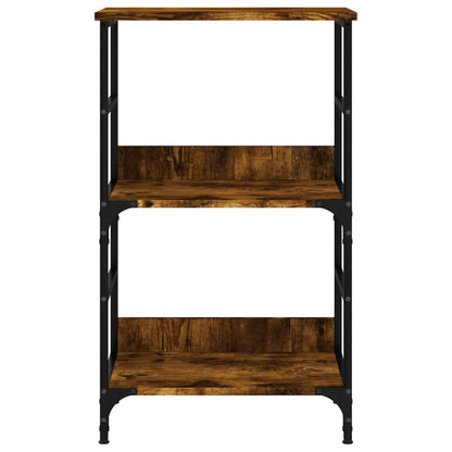 Libreria Rovere Fumo 50x33x82 cm in Legno Multistrato