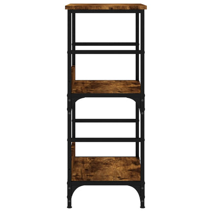 Libreria Rovere Fumo 50x33x82 cm in Legno Multistrato