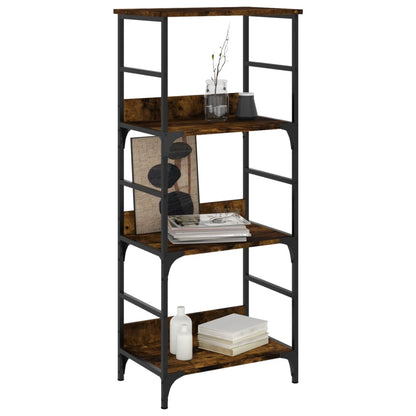 Libreria Rovere Fumo 50x33x117,5 cm in Legno Multistrato | homemem39